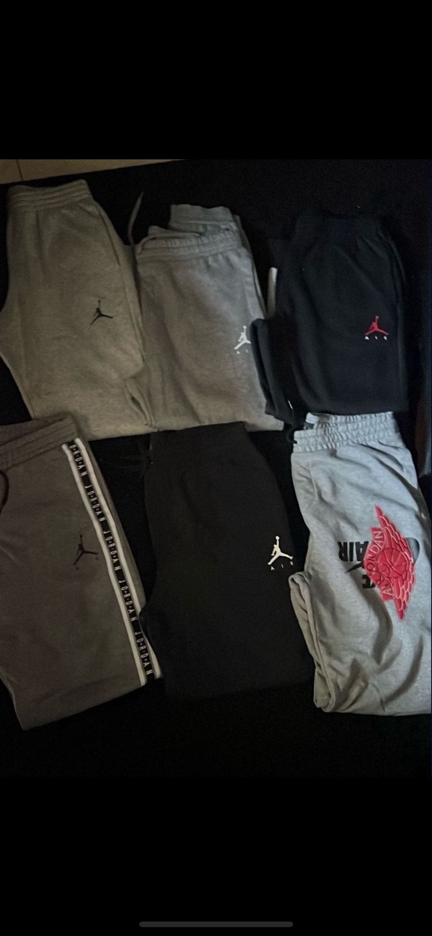 Jordan Sweatpants And T Shirts!!! New!