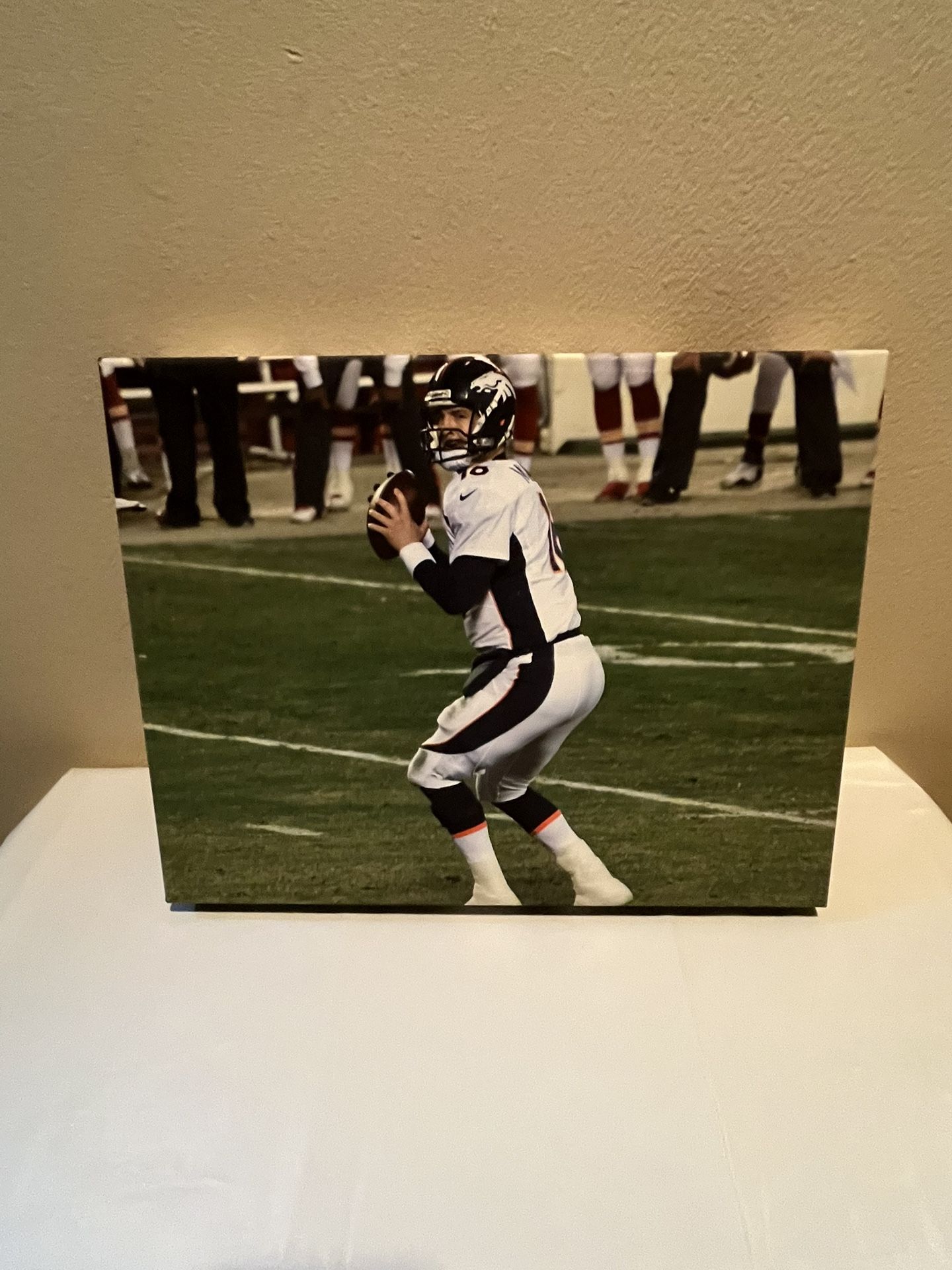 Denver Broncos Peyton Manning Canvas Wall Art 11” x 14” 
