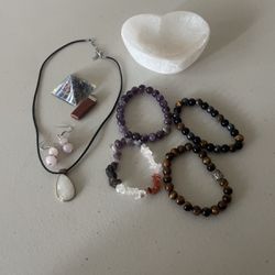 Cute, Crystal Jewelry Set