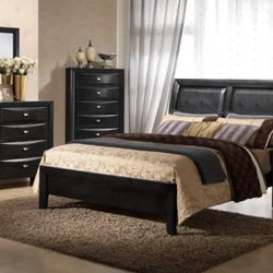 Emily Black Bedroom Starting At $699