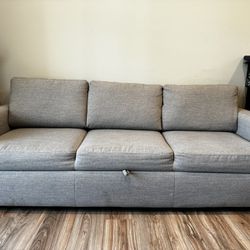Stone Grey Couch w/ Sleeper
