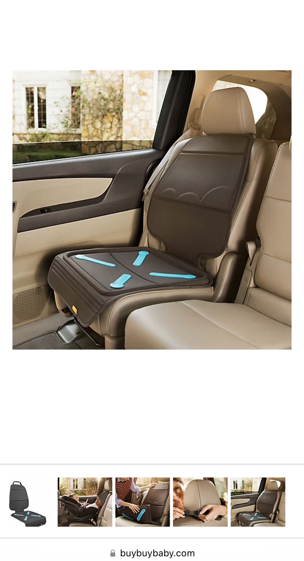 Brica By Munchkin Elite Seat Guardian Seat Protector