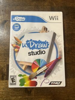 u Draw Studio Wii (Nintendo Wii, 2010) Complete w/ Manual 