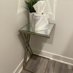 Mirrored Side Table