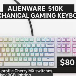 ⌨️ Alienware 510K Mechanical Gaming Keyboard  – $80 OBO