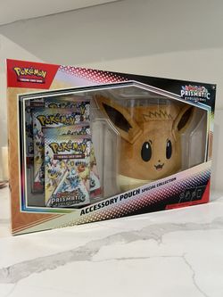 Pokemon Prismatic Evolutions Accessory Pouch Special Collection