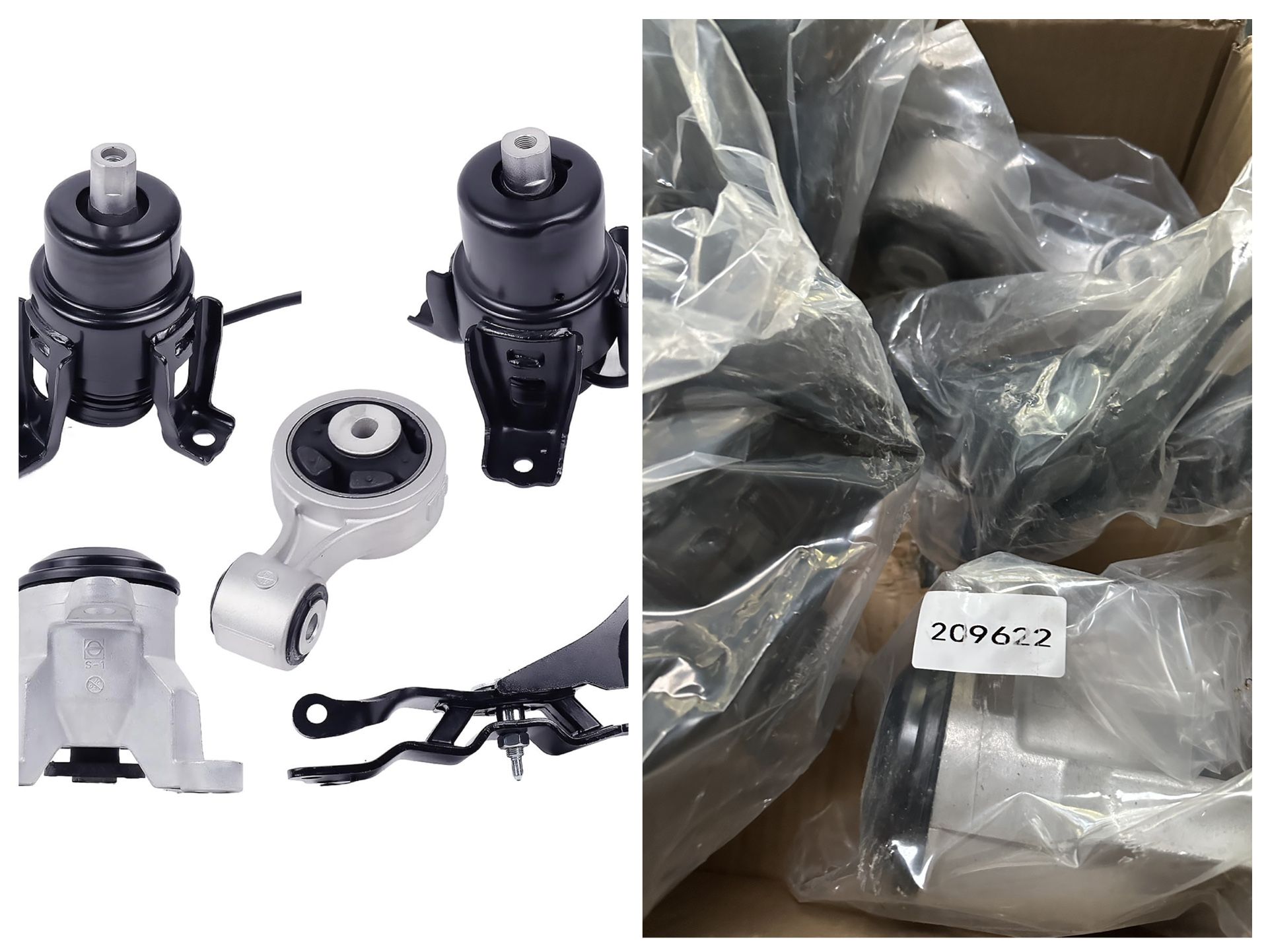 Engine Mounts Set - Compatible with 2007-2012 Nissan Altima 3.5L CVT AUTO, 2009-2014 Nissan Maxima 3.5L AUTO A4355HY A4356HY A4365HY A7361 A7363 Set o