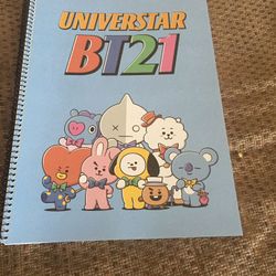 Bt21 Spiral Notebook 