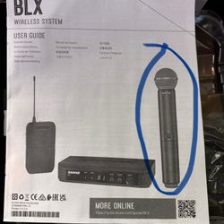 Blx Wireless System Missing Microphone Everything Else Included Shure Blx 4 And Shure Blx 1 Bodypack Transmitter New In Box.
