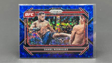 2023 UFC Panini Prizm Daniel Rodriguez Blue Disco /25 Card