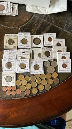 51 - GERMANY COIN LOT! 1950’s and Newer Dates! CHEAP- See pictures!