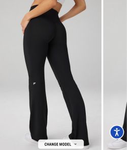 Black Fabletics Flare Leggings