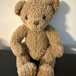 A & A Plush Vintage Curly Teddy Bear