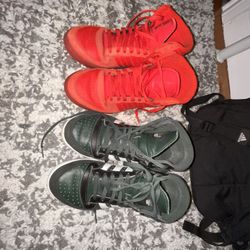 Adidas Top Ten Hi Red & Green Sneakers