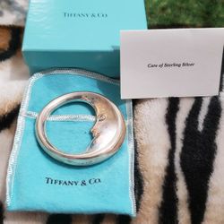 Tiffany And Company Silver Baby Rattle Teeth Ring. New In Box. $225. Pickup In Oakdale 