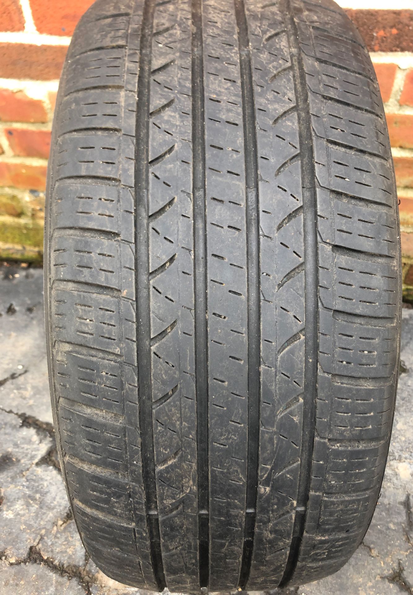 One tire