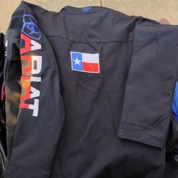 Jacket Ariat De Mexico , Texas Flag On It , Embroidered! S, m,L  $65 Firm. Seagoville Tx 75159