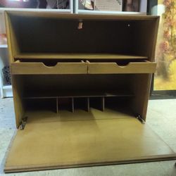 Store Away Solid Wood Desk
