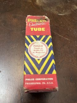 Vintage Philco Electronic Tube in Original Box