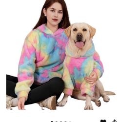 Tie-Dye Dog Hoodie