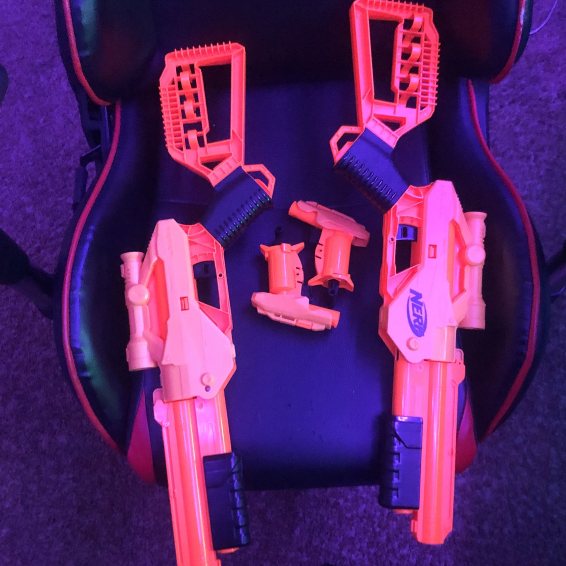 4 Nerf Guns