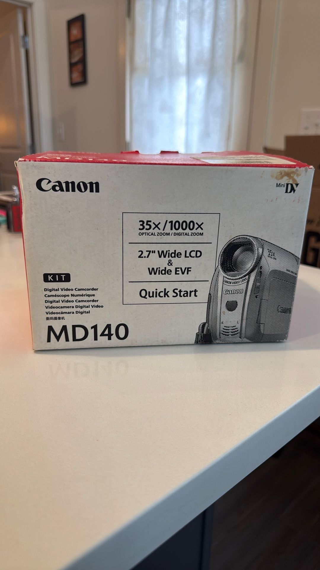 Canon MD140 Mini DV Camcorder – Complete Kit in Original Box
