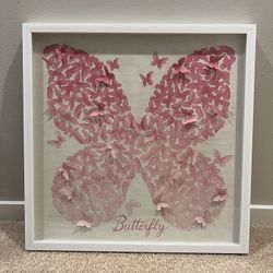 Butterfly 2D Framed Wall Art 