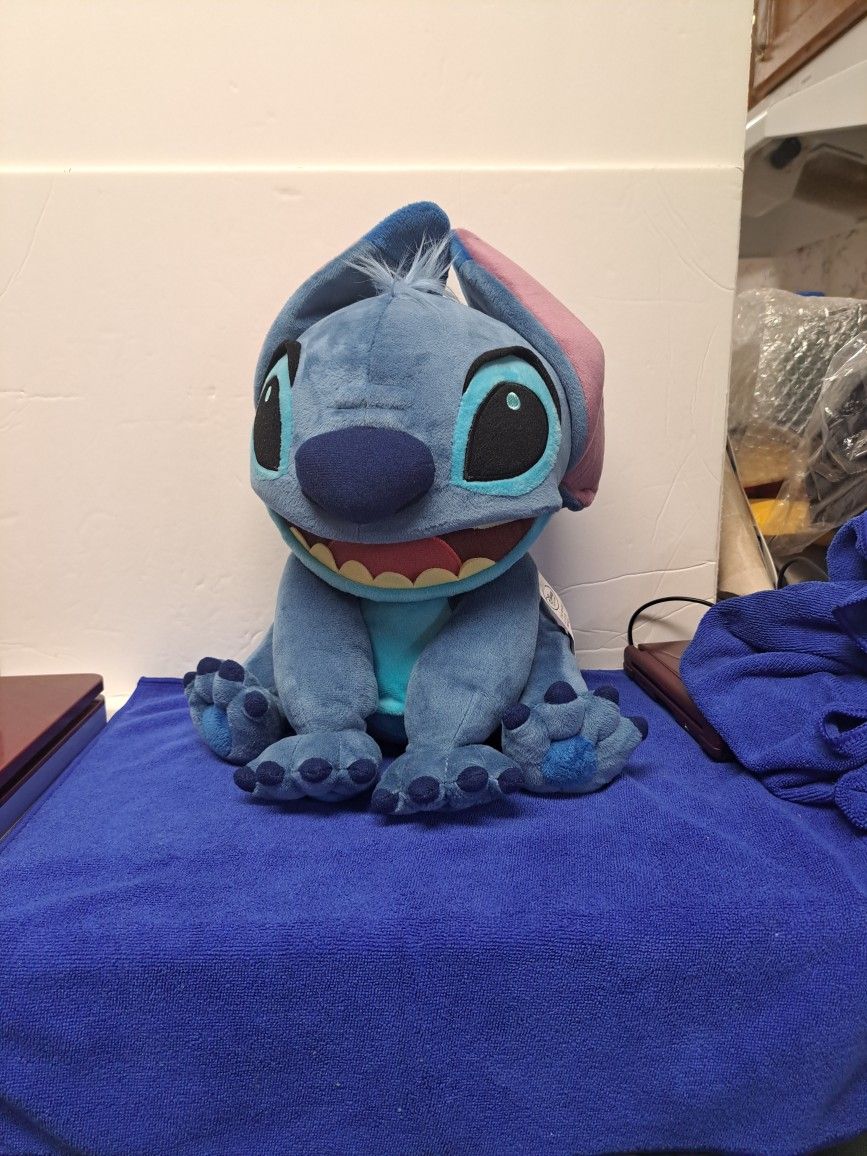 Official Disney Plush Lilo And Stitch 15 Inch Large Plush Animal Open Mouth With Teeth