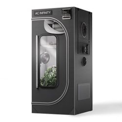 AC Infinity CLOUDLAB 722, Advance Grow Tent 2x2, Thickest 1" Poles, 2000D Mylar Canvas, Lab-Tested Highest Reflectivity, Largest Zipper Window, Contro