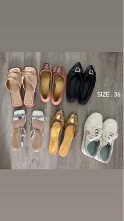 9 Pairs Women’s Shoes Bundle – Sizes 35, 36 & 37 | Boots, Sneakers, Heels, Flats & Ballerinas. Offer!!