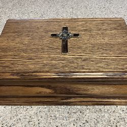 Handcrafted Solid Wood Bible Box