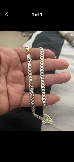 Real 925 Sterling Silver Chain Necklace 20 In