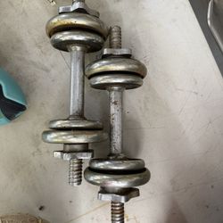 Champs Metal Adjustable Barbells Weights