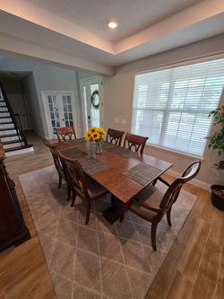 Solid wood Kincaid 6 Seat Dining Room Set