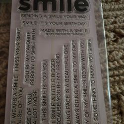 My Favorite  Things Smile Maker Stamp & Smile Die