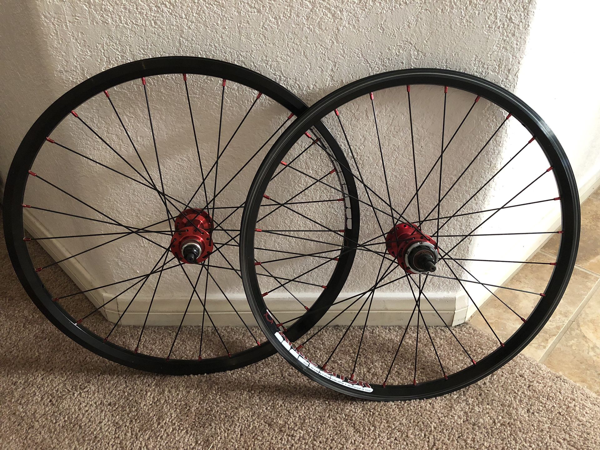 20” BMX race wheel set Alien Nation Ankle Biter rims 20x1 1/8