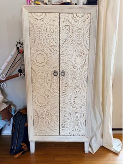 Carved Wood Cabinet