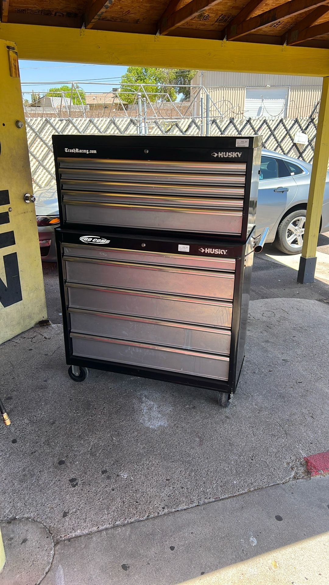 Husky Tools 5-Drawer Top 5-Drawer Bottom 2pc Rolling Toolbox Tool Box