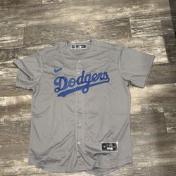Shohei Ohtani (all Sizes) gray, and blue Los Angeles Dodgers alternate baseball jersey