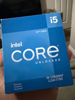 Intel Core I5 12600KF