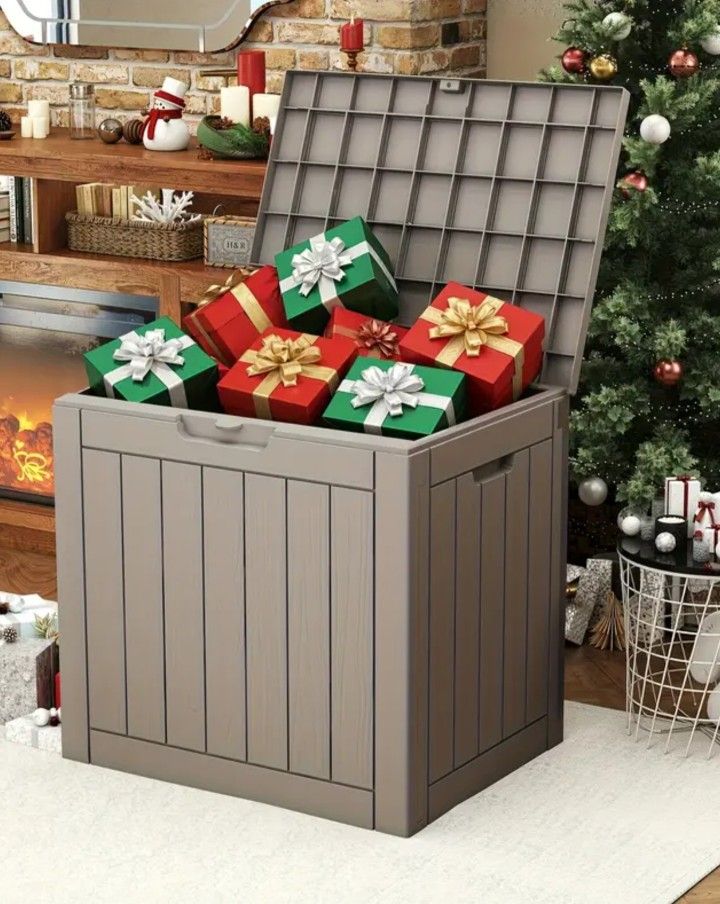 35 Gallon Outdoor Storage Box,NEW IN A BOX Waterproof Resin with Lockable Lid for Patio Furniture Cushions, Pool Accessories, Garden Tools,NEW.
PICK