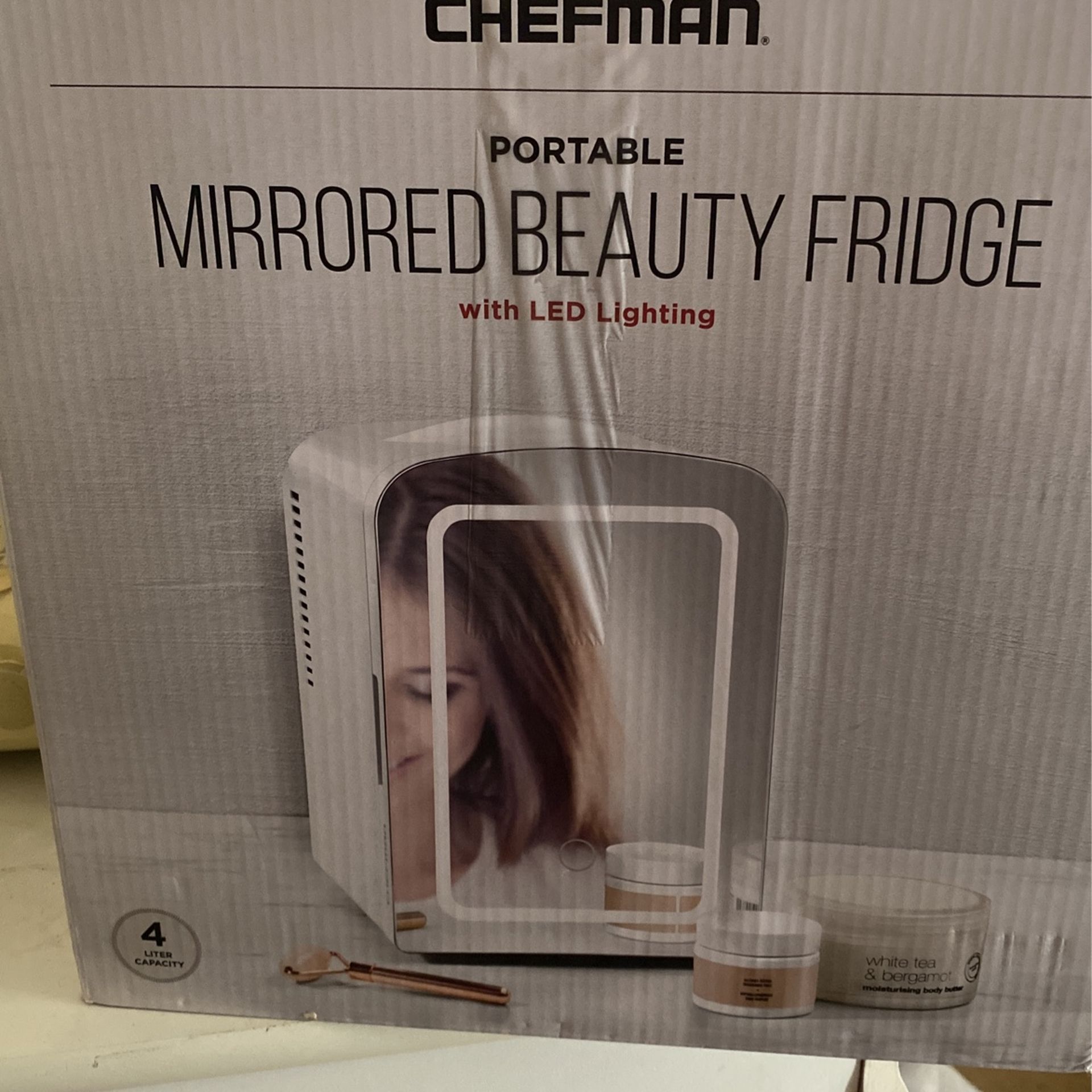 Mirrored Beauty Fridge $24