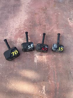 Kettlebell set 35,45,55, 75