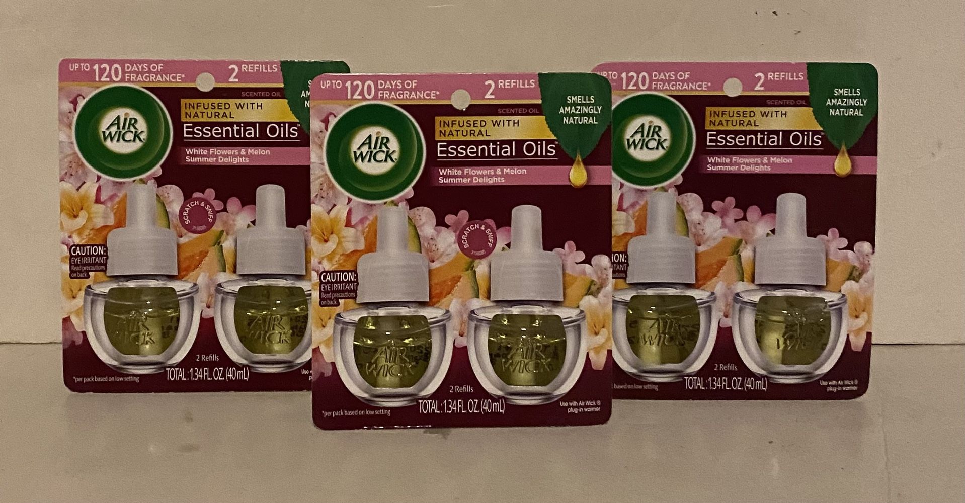 Airwick White Flowers & Melon Bundle