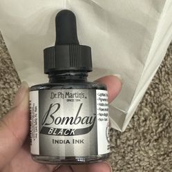 Dr. Ph. Martin's Bombay India (7BY) Ink Bottle, 1.0 oz, Black