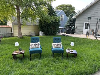 Pottery barn, teal velvet living room bundle $350 obo