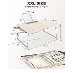SAIJI Folding Bed Desk