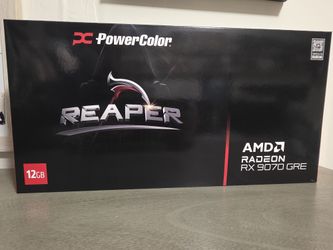 PowerColor Reaper Radeon RX 9070 GRE 12GB GDDR6 PCI Express 5.0 x16 ATX Graphics