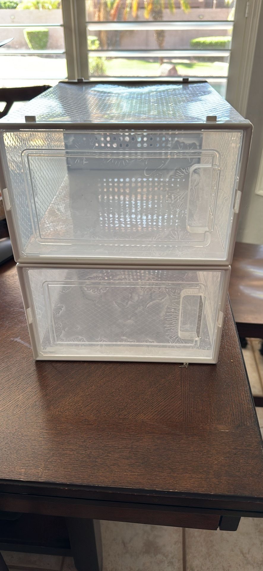 20 White Shoe Storage Boxes