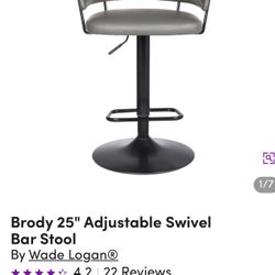 Bar Stools , Adjustable And Swivel 